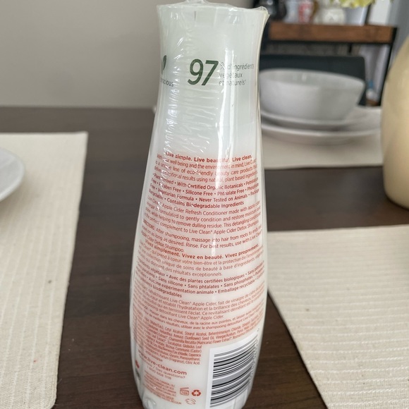 New Live Clean Apple Cider Conditioner - Picture 2 of 2